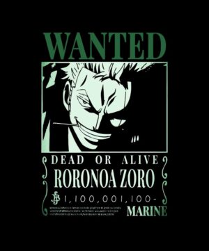 Camiseta Zoro, o procurado