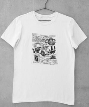 Camiseta De Volta para o Futuro - Rascunho