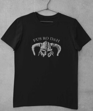 Camiseta Skyrim - Fus Ro Dah