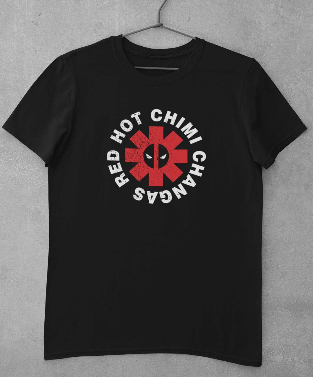 Camiseta Deadpool Red Hot Chimichangas
