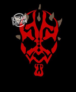 Camiseta Darth Maul - Máscara Sombria