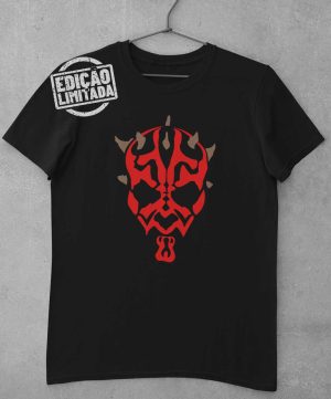 Camiseta Darth Maul - Máscara Sombria